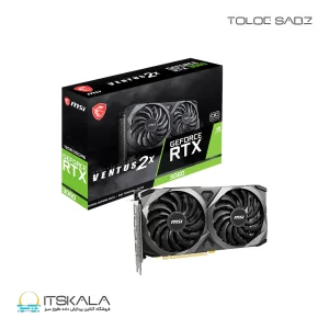 کارت گرافیک ام اس ای مدل RTX 3060 VENTUS 2Fan DDR6 12GB
