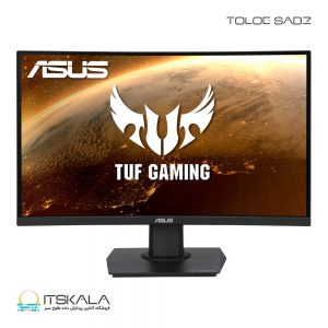مانیتور ایسوس 24 اینچ TUF Gaming VG24VQE Curved Gaming