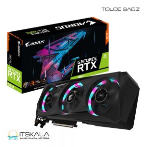 کارت گرافیک گیگابایت AORUS GeForce RTX 3060 ELITE 12G