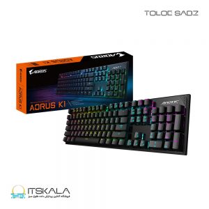کیبورد مکانیکال گیگابایت مدل AORUS K1 mechanical gaming