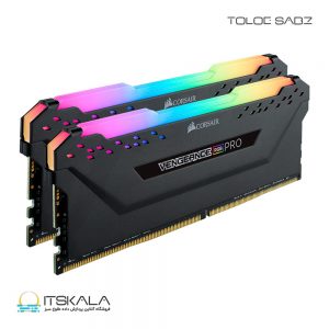 رم کارکرده کرسیر مدل CORSAIR VENGEANCE RGB PRO 16(2×8)GB DDR4 DRAM 3600 MHz CL18