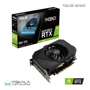 کارت گرافیک ایسوس ASUS Phoenix GeForce RTX 3050 8GB