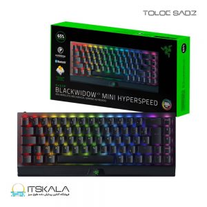 کیبوردمکانیکال بی سیم ریزر RAZER BLACKWIDOW V3 MINI HYPERSPEED