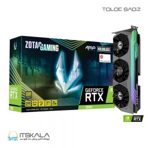 کارت گرافیک زوتک مدل ZOTAC GAMING GeForce RTX 3080 AMP Holo LHR 12GB