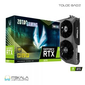 کارت گرافیک زوتک مدل ZOTAC GAMING GeForce RTX 3070 Twin Edge 8G