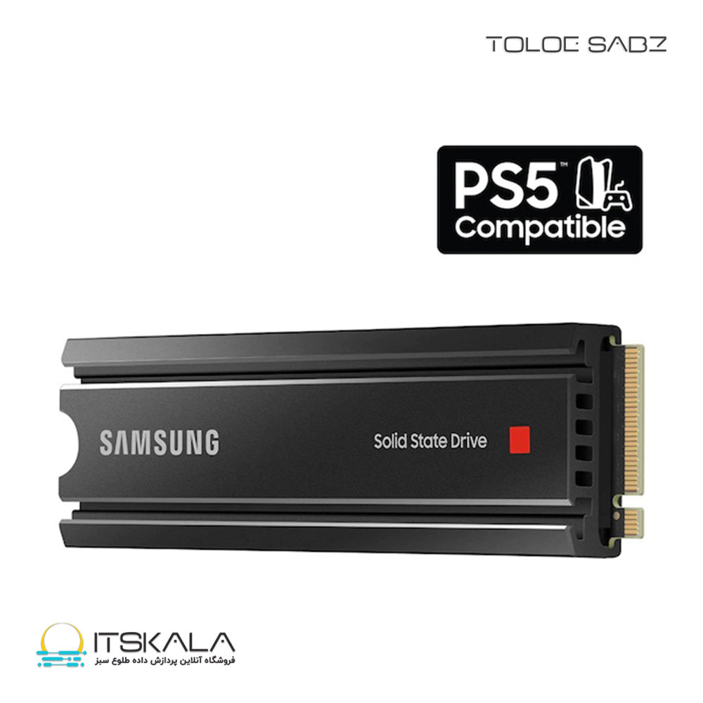 حافظه SSD M.2 سامسونگ 980PRO NVMe HEATSINKظرفیت 1 ترابایت
