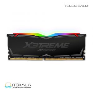رم RAM OCPC X3 RGB DDR4 3600 8GB BLACK CL18