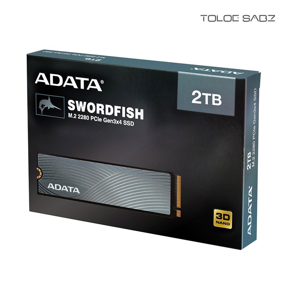 حافظه SSD ای دیتا مدل SWORDFISH PCIe Gen3x4 M.2 2280 Solid State 250GB 
