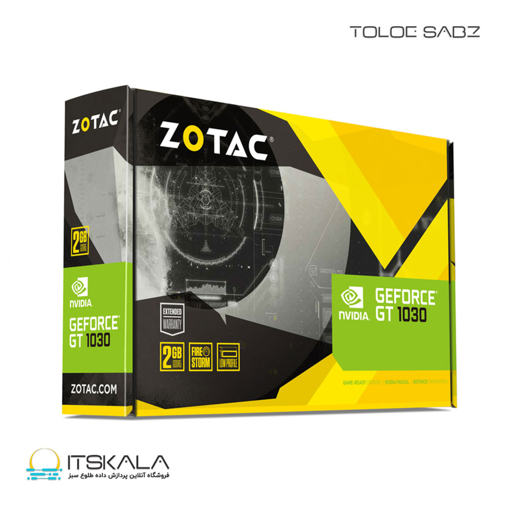 کارت گرافیک زوتک مدل ZOTAC GAMING GeForce GT 1030 2GB GDDR5 Low Profile