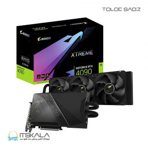 کارت گرافیک گیگابایت GIGABYTE AORUS GeForce RTX 4090 XTREME WATERFORCE 24G
