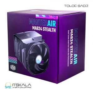 فن خنک کننده پردازنده Cooler Master مدل MASTERAIR MA624 STEALT