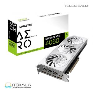 کارت گرافیک گیگابایت مدل GeForce RTX 4060 AERO OC 8G