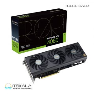 کارت گرافیک ایسوس مدل ProArt GeForce RTX 4060 OC edition 8GB GDDR6