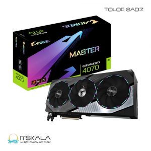 کارت گرافیک گیگابایت مدل GIGABYTE AORUS GeForce RTX 4070 MASTER 12G