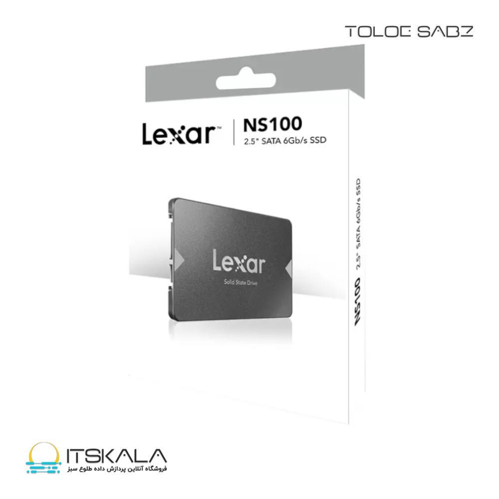 حافظه SSD لکسار مدل Lexar NS100 SATA III (6Gb/S) SSD 256GB