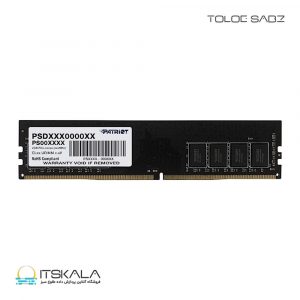 رم پاتریوت تک کاناله مدل UDIMM DDR4 16GB 3200MHz