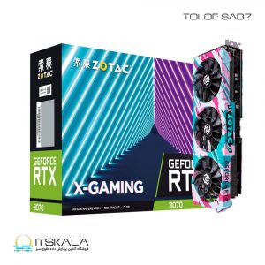 کارت گرافیک زوتک مدل GeForce RTX 3070-8GD6 X-GAMING OC