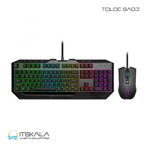 کیبورد و موس کولر مستر مدل DEVASTATOR 3 RGB GAMING COMBO
