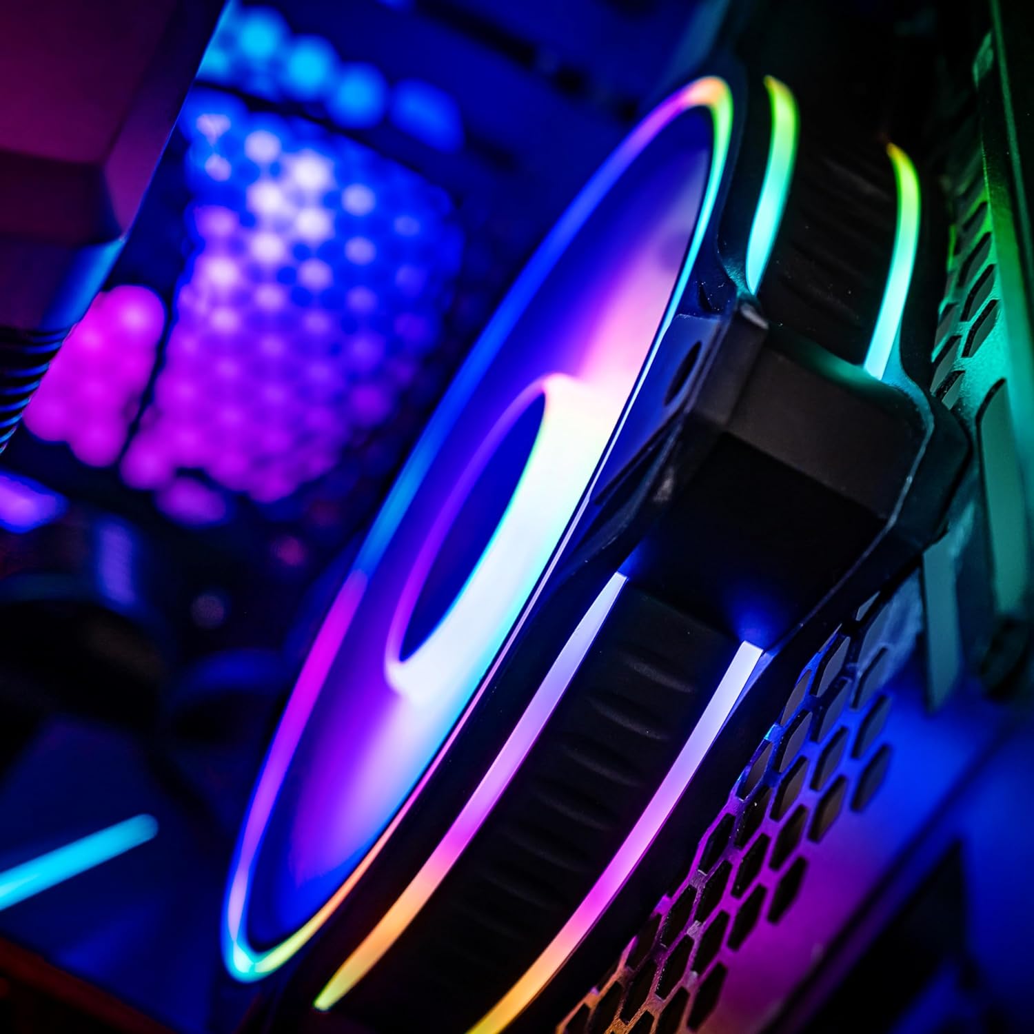 فن کیس Cooler Master مدل MASTERFAN MF140 HALO ARGB 140MM