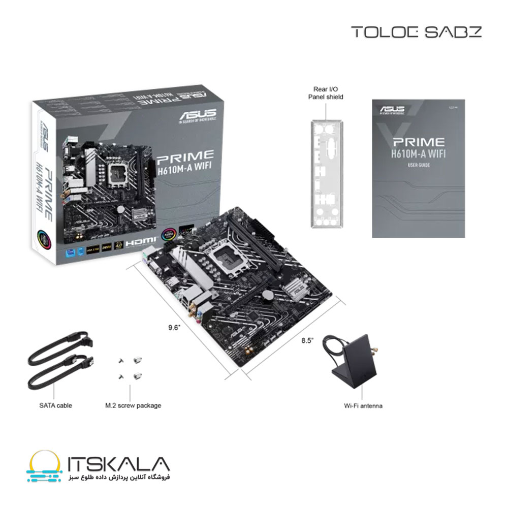 مادربرد ایسوس ASUS PRIME H610M A WIFI