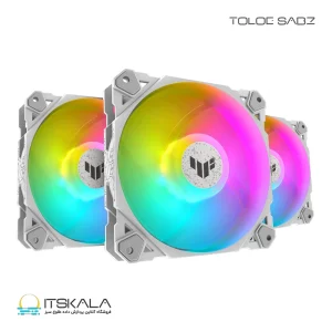 فن کیس ایسوس مدل TF120 ARGB White بسته سه عددی