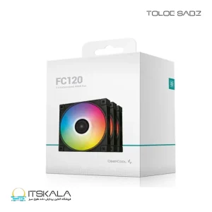 فن کیس Deepcool مدل FC120 BLACK بسته سه عددی