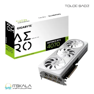کارت گرافیک گیگابایت مدل GeForce RTX 4070 AERO OC 12G