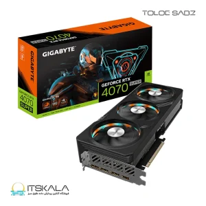 کارت گرافیک گیگابایت مدل GeForce RTX 4070 SUPER GAMING OC 12G