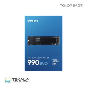 حافظه SSD M.2 سامسونگ M2 990 EVO NVMe ظرفیت 2 ترابایت