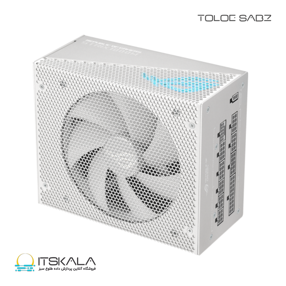 پاور 1000 وات ایسوس ROG STRIX 1000W Gold Aura White Edition