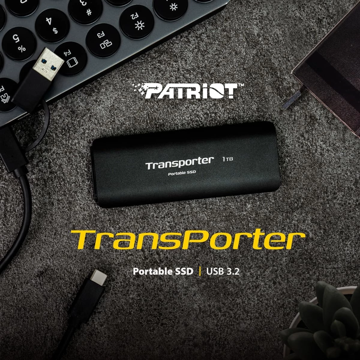 حافظه SSD اکسترنال پاتریوت مدل Transporter ظرفیت 1 ترابایت