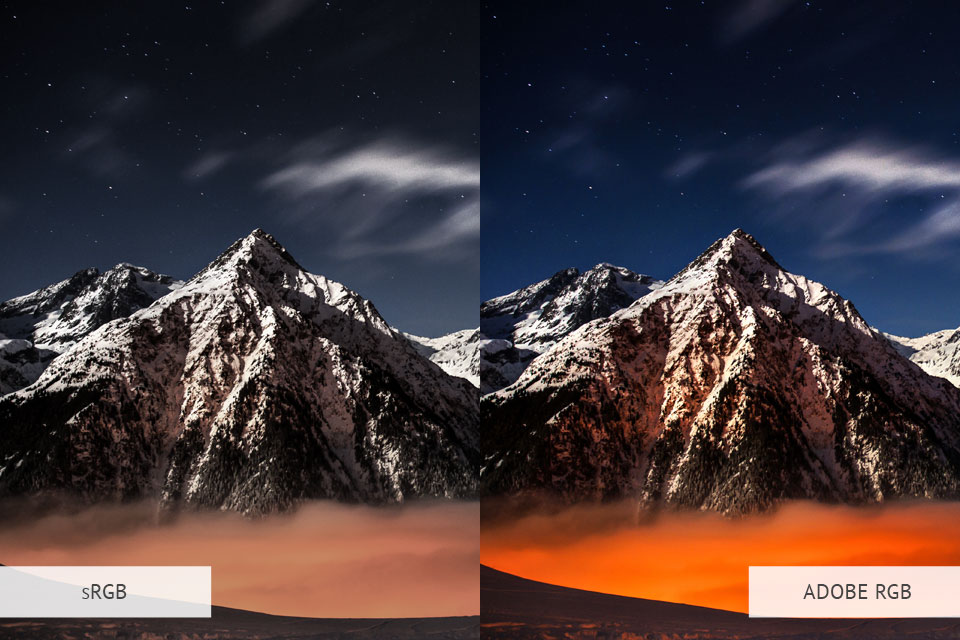تفاوت Adobe RGB و RGB