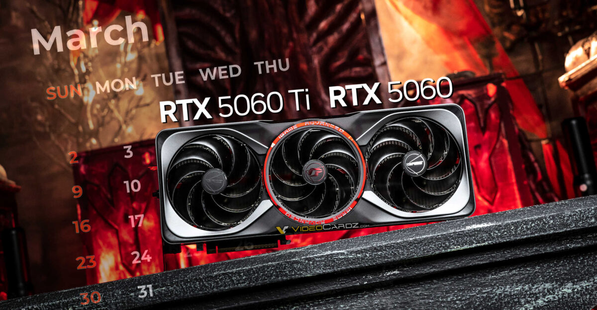 انقلاب در رده متوسط: RTX 5060 و RTX 5060 Ti در راه بازار