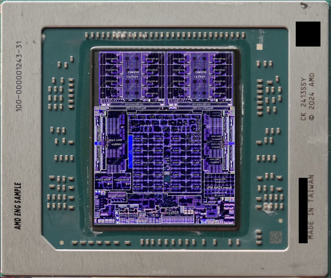 شاهکار مهندسی AMD: معرفی پردازنده Strix Halo با معماری پیشرفته سهتراشهای