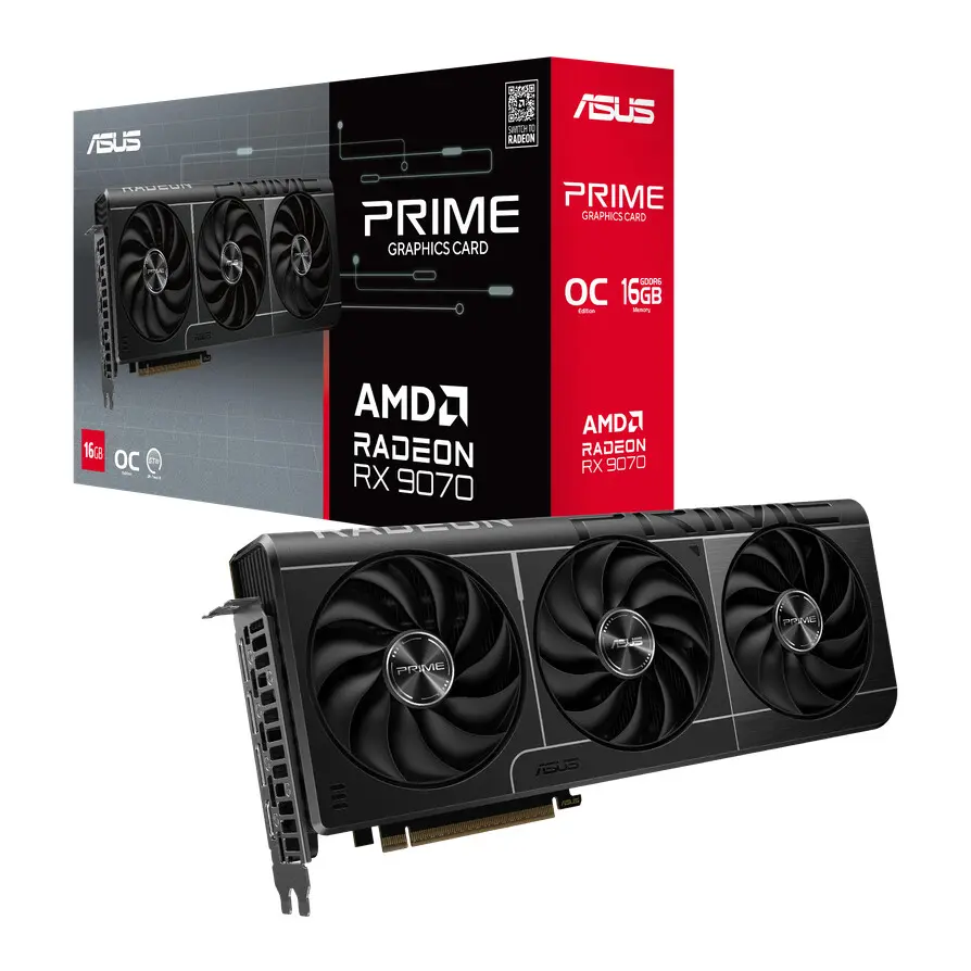 معرفی کارت‌های گرافیک Radeon RX 9070 و RX 9070 XT ایسوس