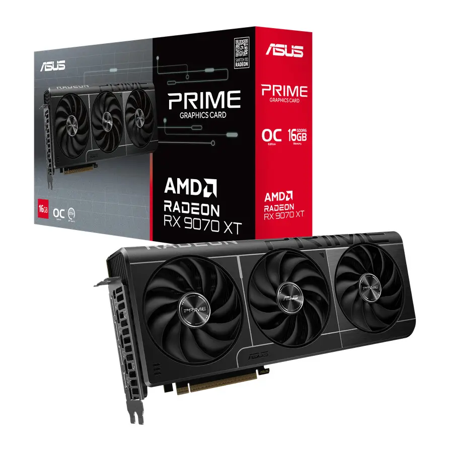 معرفی کارت‌های گرافیک Radeon RX 9070 و RX 9070 XT ایسوس