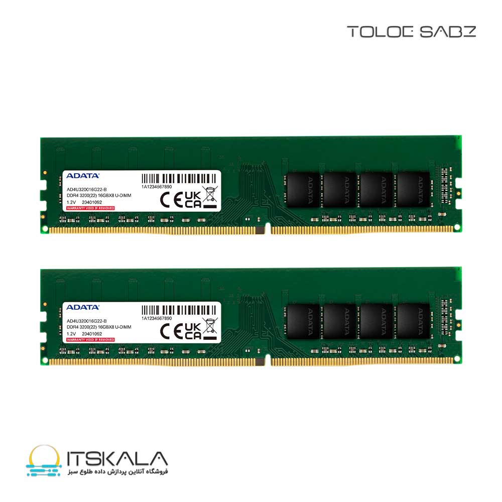 رم نوت بوک ای دیتا مدل RAM DDR4 3200MHz-16GB