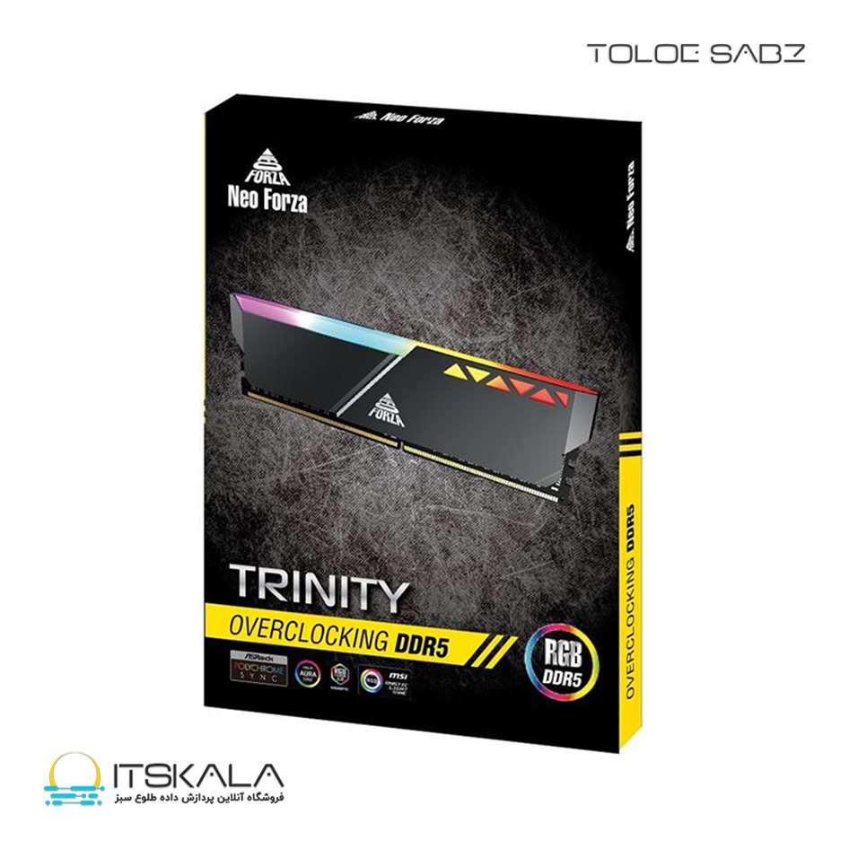 رم نئوفورزا مدل Trinity RGB 16GB 5200MHz CL40 - Image 2