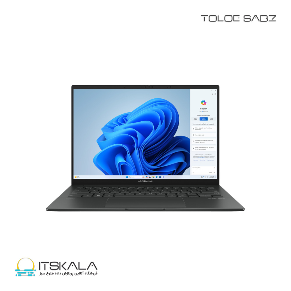 لپ تاپ ایسوس مدل Zenbook Q415MA I5 1200MHZ 8GB 512GB SSD