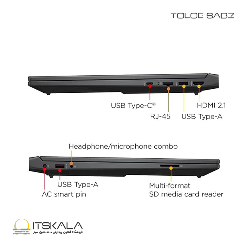 لپ تاپ اچ پی مدل Victus R5 144Hz 8G 512SSD - Image 5