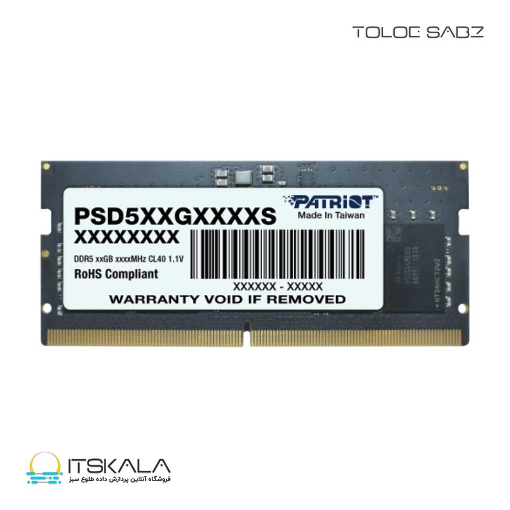 رم لپتاپ پاتریوت مدل Signature Line DDR5 5200MT/s 16GB