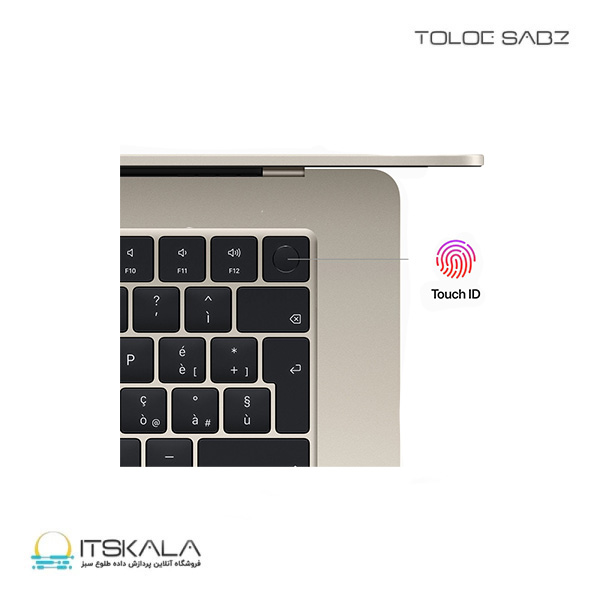 مک بوک ایر 15اینچ MXD33 M3 16G 512G LLA 2024 STARLIGHT - Image 4