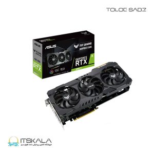 کارت گرافیک ایسوس TUF Gaming GeForce RTX3060 Ti OC Edition 8GB