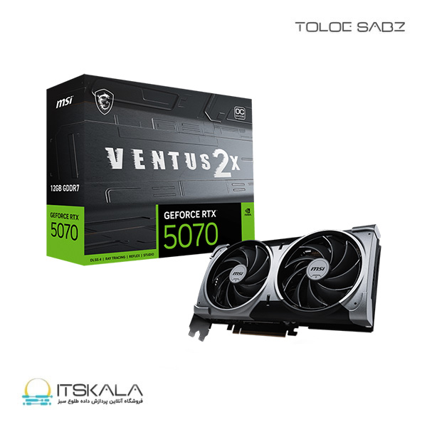 کارت گرافیک ام اس ای مدل GeForce RTX5070 12G VENTUS 2X OC