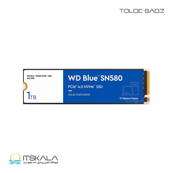اس اس دی وسترن دیجیتال Blue SN580 یک ترابایت