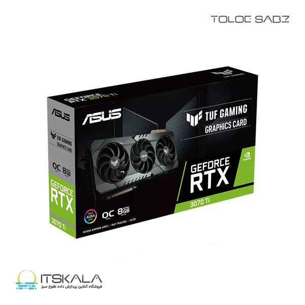 کارت گرافیک ایسوس مدل TUF Gaming GeForce RTX3070 Ti OC Edition 8GB - Image 2