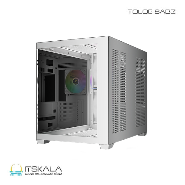 کیس گیم دیاس مدل AURA GC10M V2 WH ARGB - Image 5