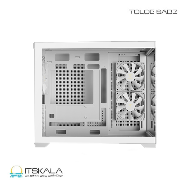 کیس گیم دیاس مدل AURA GC10M V2 WH ARGB - Image 4