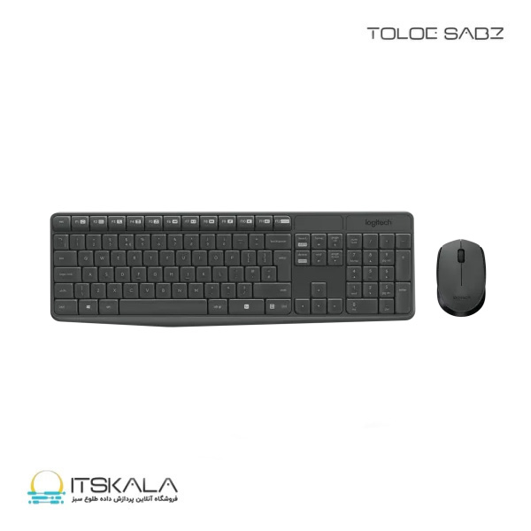 موس و کیبورد لاجیتک مدل COMBO MK235 Wireless