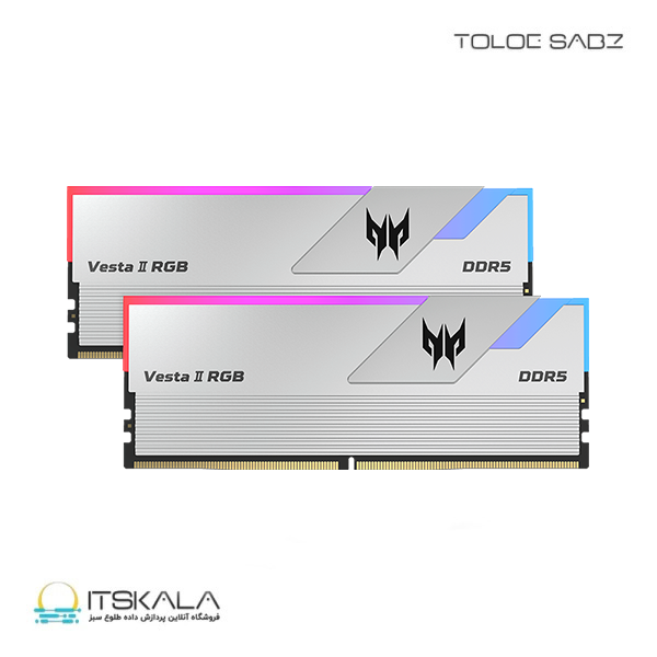 رم ایسر مدل Predator Vesta II DDR5 6000MHz 32GB